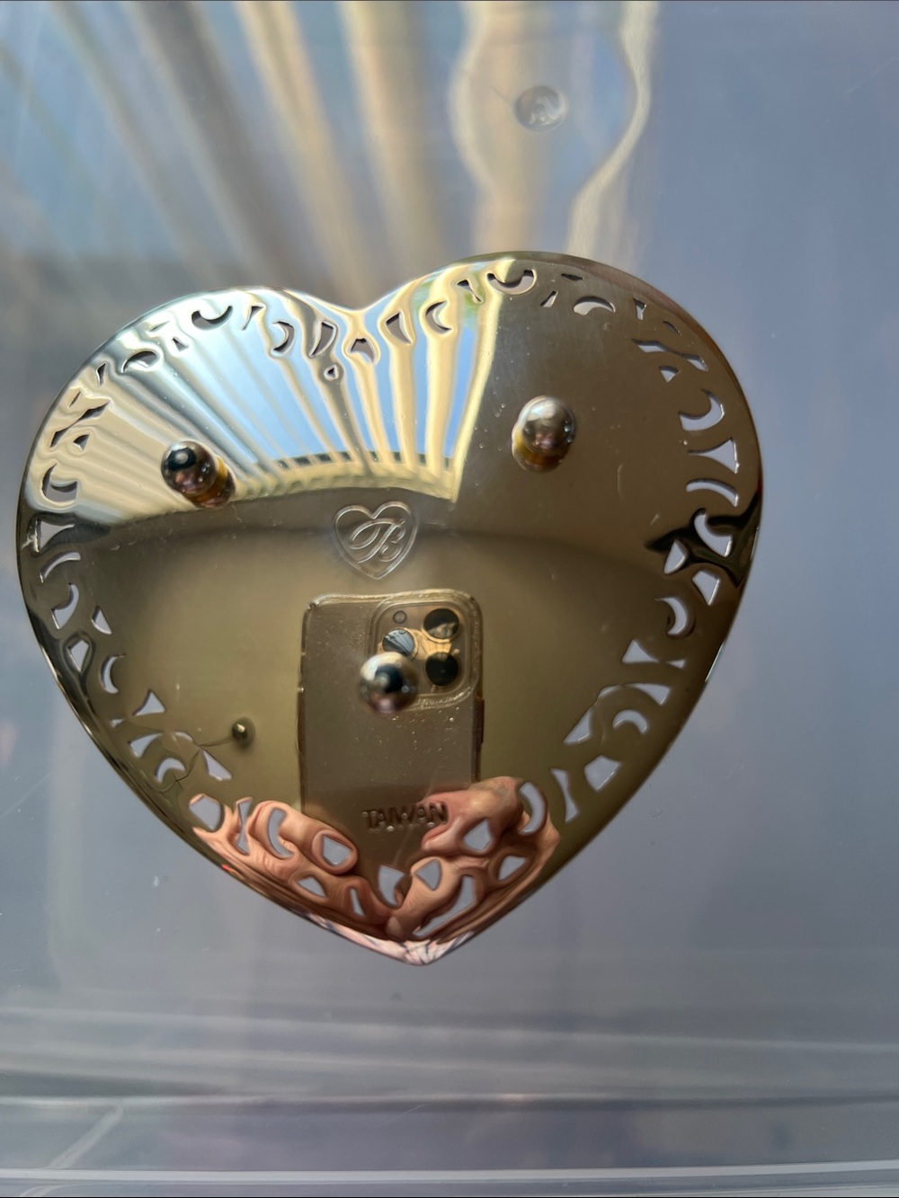 Brighton Lacey Daisy 3 ring  Heart-Shaped Decorative Jewelry Holder - - Picture 2 of 3